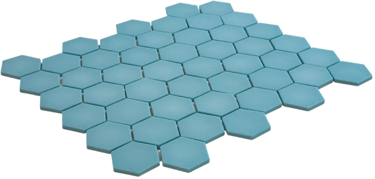 Turquoise Matt mozaïektegel