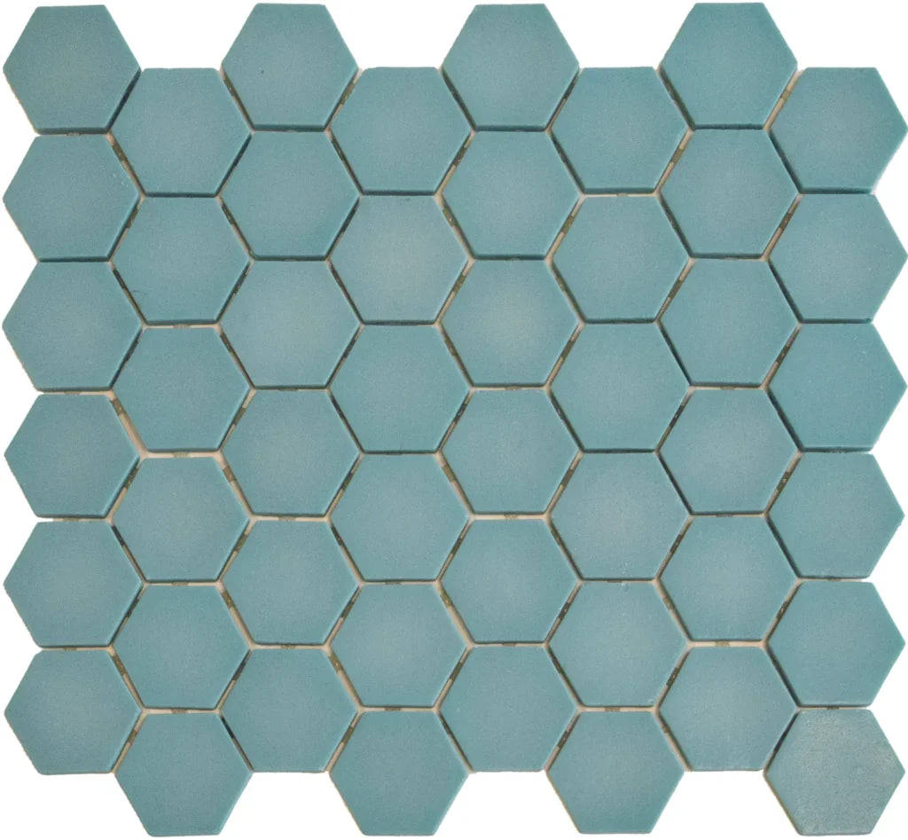 Turquoise Matt mozaïektegel 3