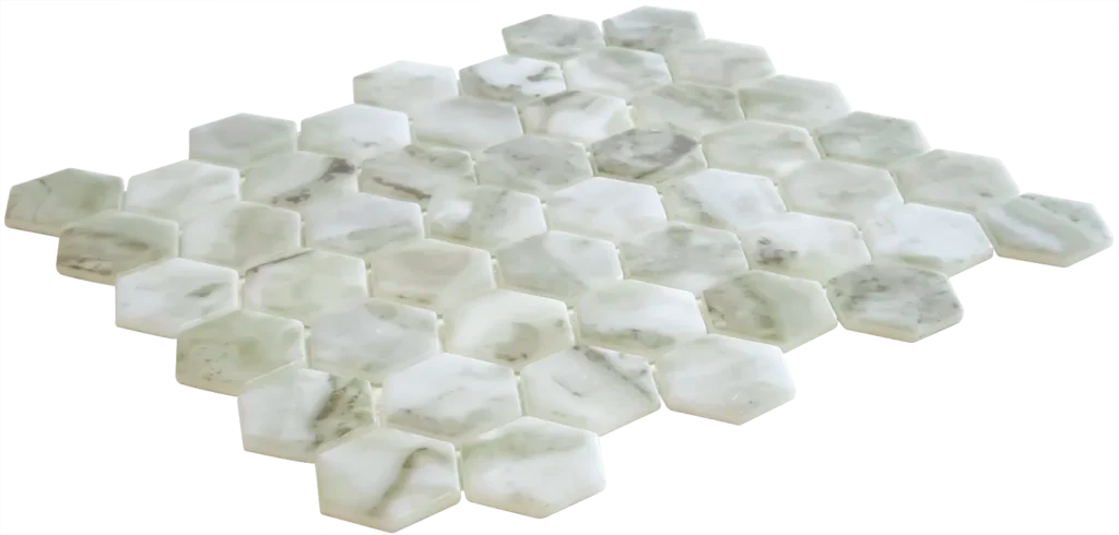 Verde Marble Print Matt mozaïektegel