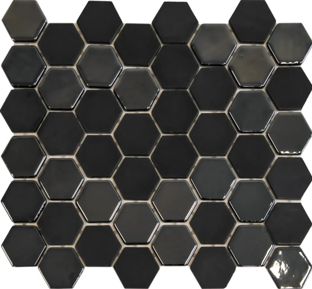 Black Matt Glossy mozaïektegel 3