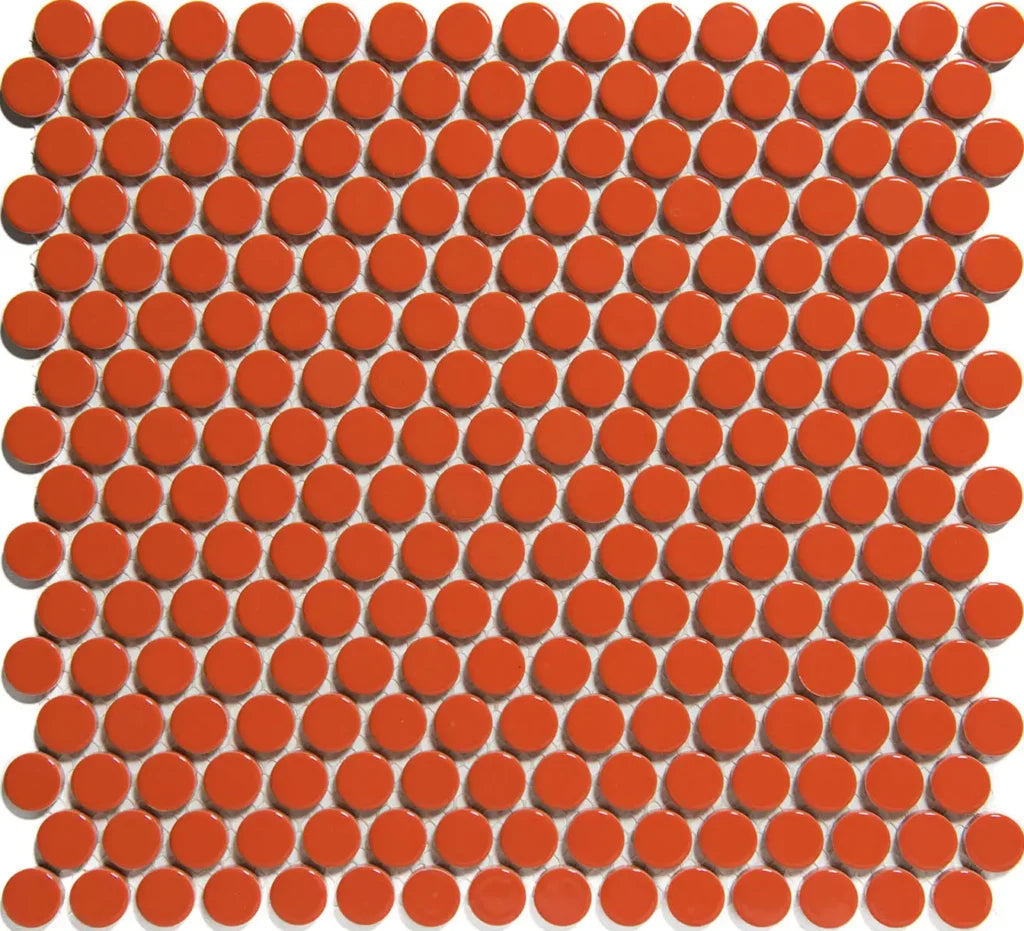 Orange Glossy mozaïektegel 3