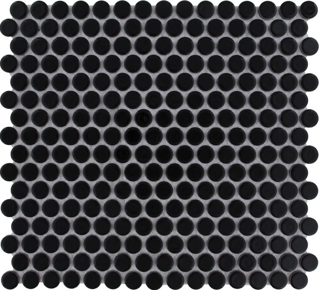 Black Glossy mozaïektegel 3