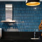 Azure Blue Speckle Glossy mozaïektegel 2