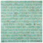Aqua Green Golden Vein mozaïektegel 2