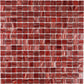 Wine Red Golden Vein mozaïektegel 3