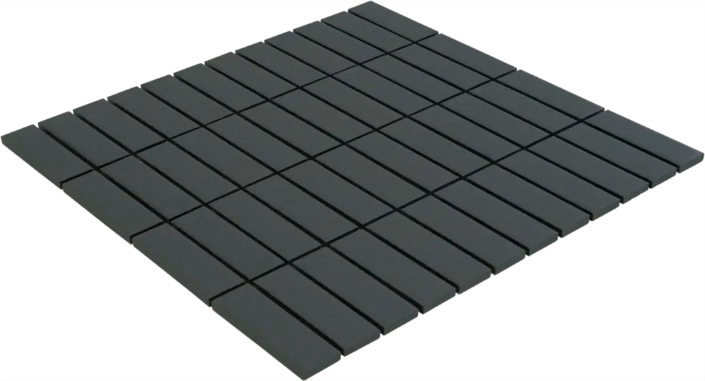 Black Matt R11 mozaïektegel