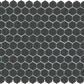 Black Matt R11 mozaïektegel 3