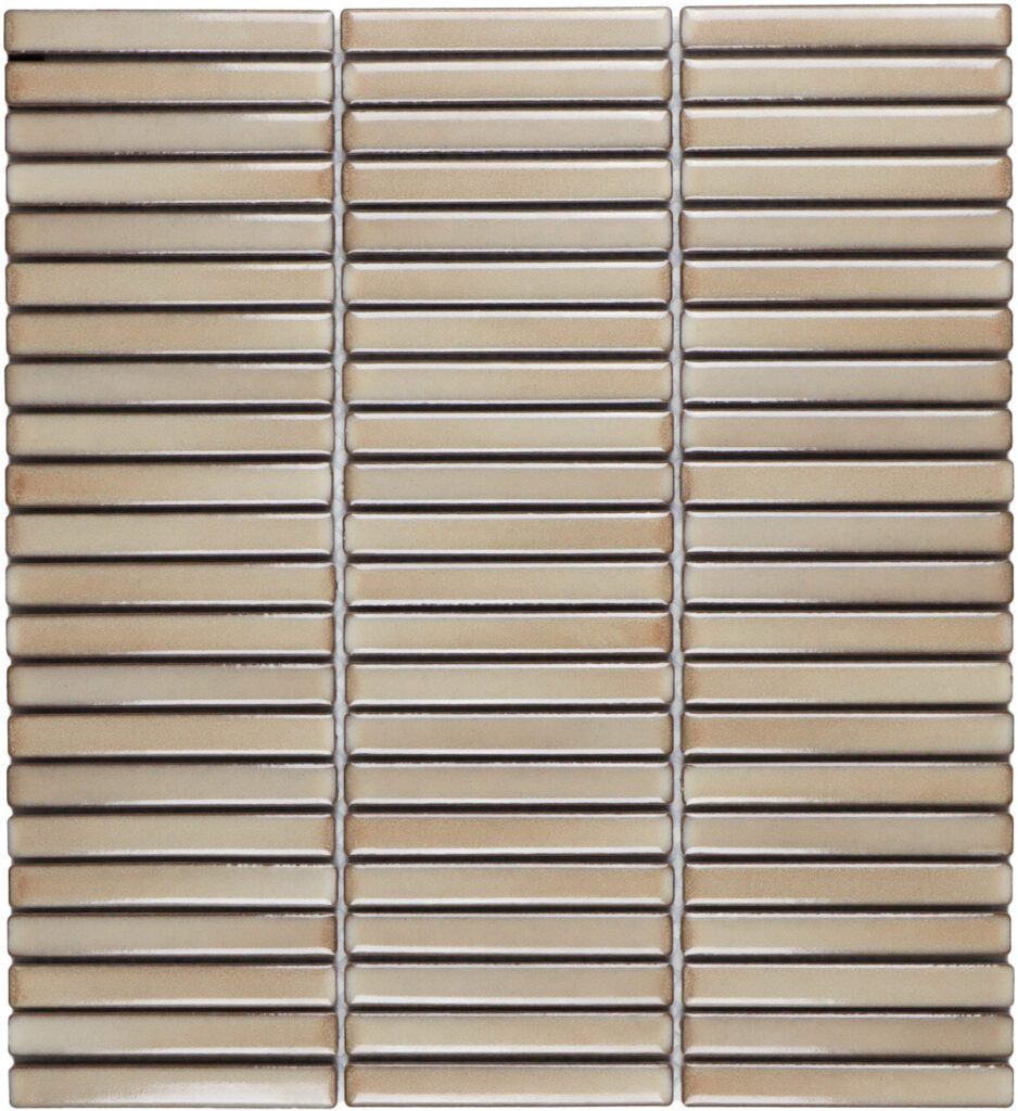 Desert Beige Glossy mozaïektegel 2