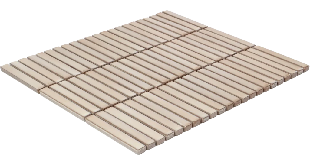 Desert Beige Glossy mozaïektegel