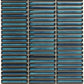 Azure Blue Speckle Glossy mozaïektegel 3