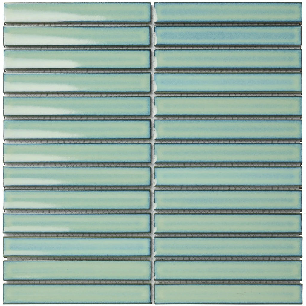 Turquoise Glossy mozaïektegel 3