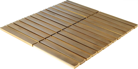 Bronze Metallic mozaïektegel